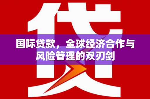 巩留国际贷款，全球经济合作与风险管理的双刃剑