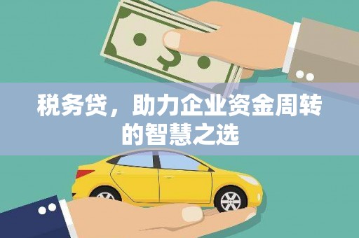 巩留税务贷，助力企业资金周转的智慧之选