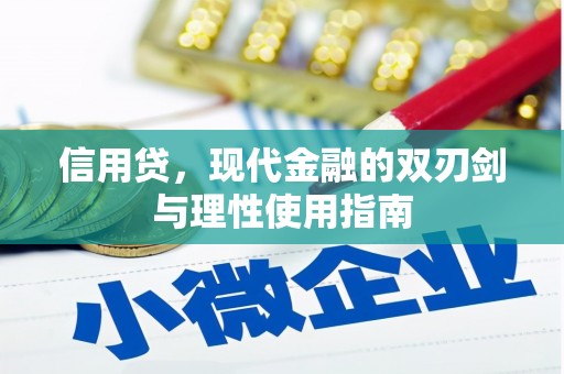 巩留信用贷，现代金融的双刃剑与理性使用指南