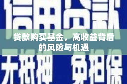 巩留贷款购买基金，高收益背后的风险与机遇