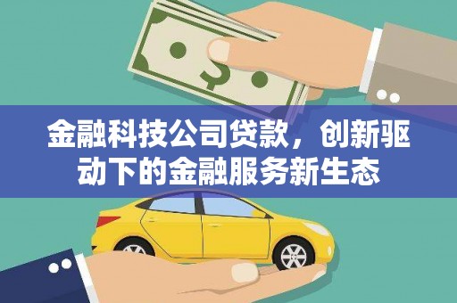 巩留金融科技公司贷款，创新驱动下的金融服务新生态