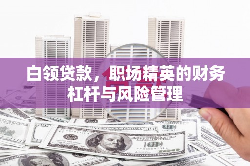 巩留白领贷款，职场精英的财务杠杆与风险管理