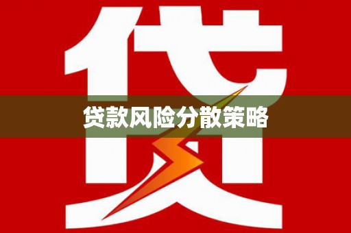 巩留贷款风险分散策略