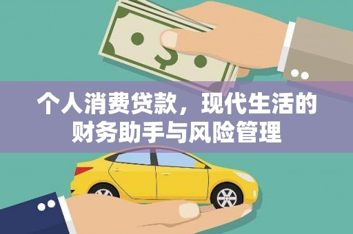 巩留个人消费贷款，现代生活的财务助手与风险管理