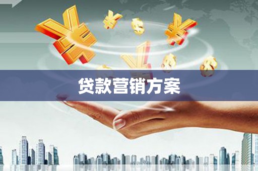 巩留贷款营销方案