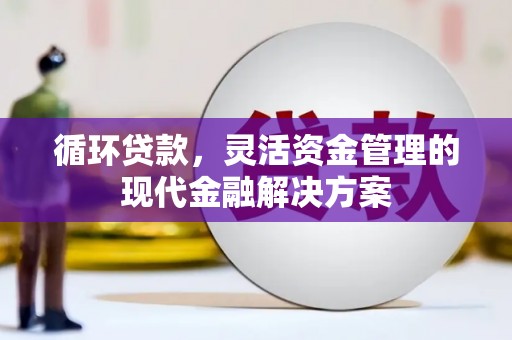 巩留循环贷款，灵活资金管理的现代金融解决方案