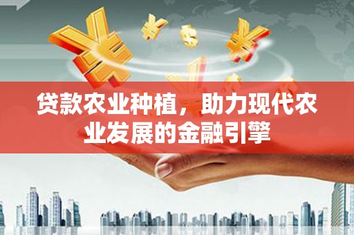 巩留贷款农业种植，助力现代农业发展的金融引擎