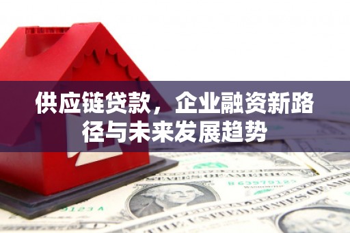 巩留供应链贷款，企业融资新路径与未来发展趋势