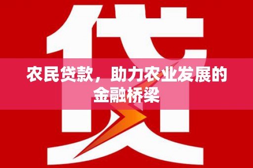 巩留农民贷款，助力农业发展的金融桥梁