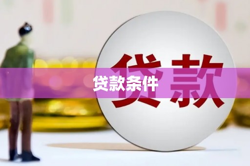 巩留贷款条件