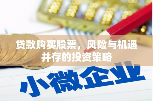 巩留贷款购买股票，风险与机遇并存的投资策略
