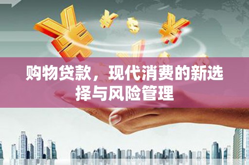 巩留购物贷款，现代消费的新选择与风险管理