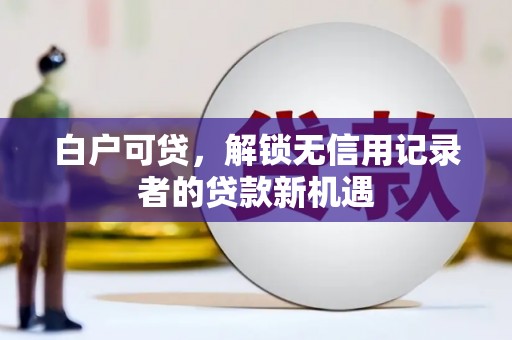巩留白户可贷，解锁无信用记录者的贷款新机遇