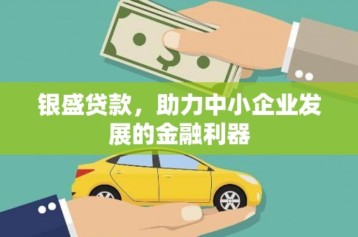 巩留银盛贷款，助力中小企业发展的金融利器