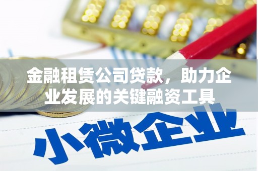巩留金融租赁公司贷款，助力企业发展的关键融资工具