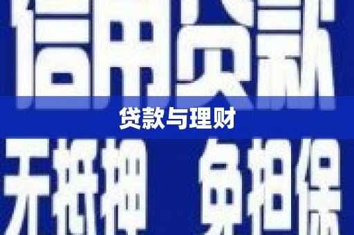 巩留贷款与理财