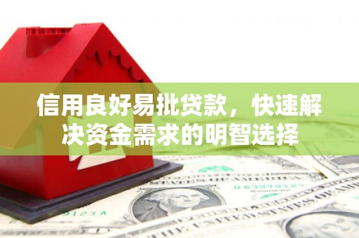 巩留信用良好易批贷款，快速解决资金需求的明智选择