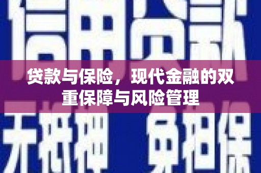 巩留贷款与保险，现代金融的双重保障与风险管理