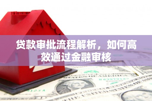 巩留贷款审批流程解析，如何高效通过金融审核