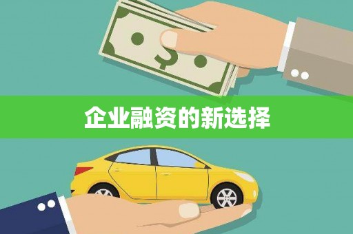 巩留企业融资的新选择