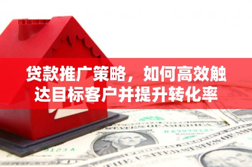 巩留贷款推广策略，如何高效触达目标客户并提升转化率