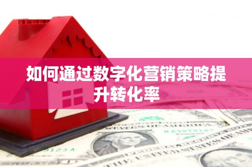 巩留如何通过数字化营销策略提升转化率