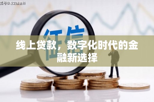巩留线上贷款，数字化时代的金融新选择