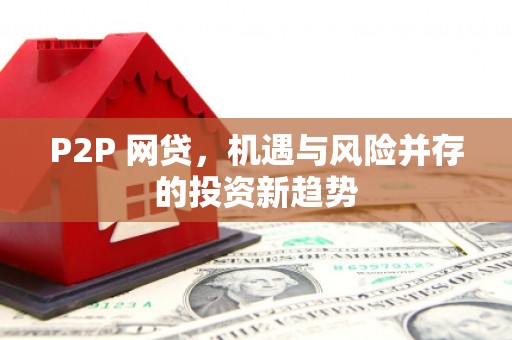 巩留P2P 网贷，机遇与风险并存的投资新趋势