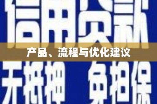 巩留产品、流程与优化建议
