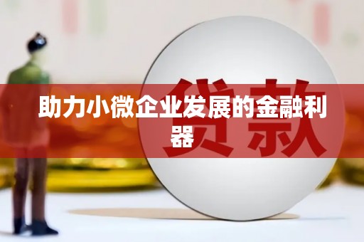 巩留助力小微企业发展的金融利器